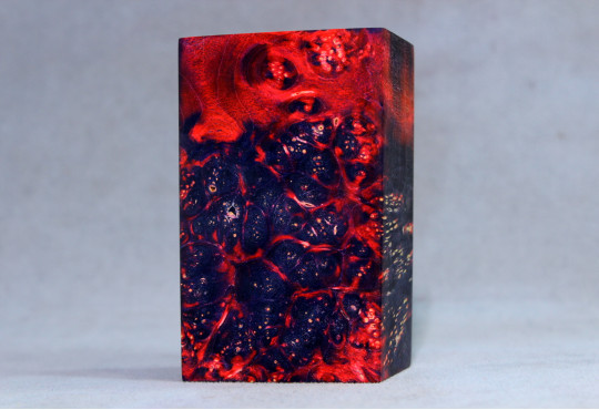 Stabilized Maple Burl Wood Mod Block